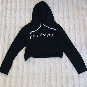 Friends cropped hoodie